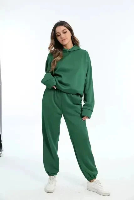 Drune | Farbenes Satz Aus Kapuzenpullover Und Jogginghose Für Damen