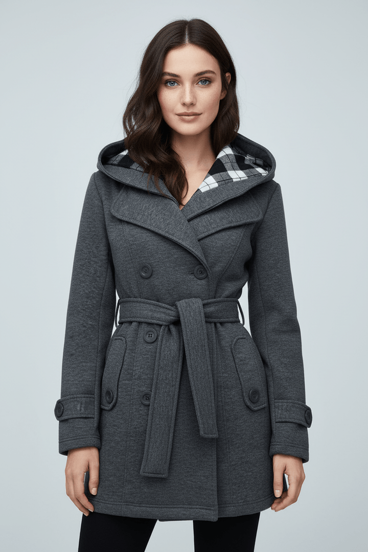 Drune | Stilvoller langer Wintermantel aus Wollmischung