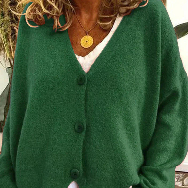 Drune | Damen V-Ausschnitt Cardigan