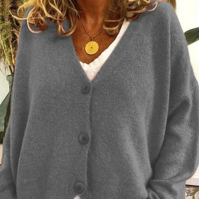 Drune | Damen V-Ausschnitt Cardigan