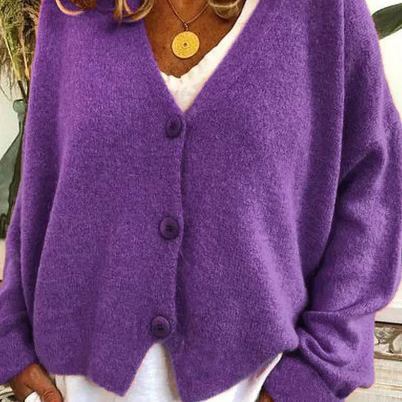 Drune | Damen V-Ausschnitt Cardigan
