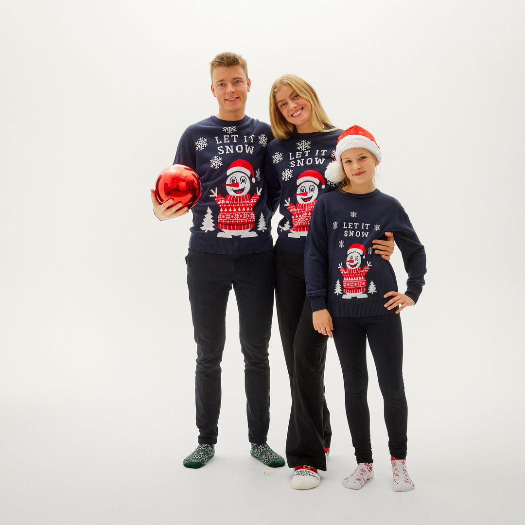 Drune | Let It Snow Weihnachts-Pullover - Herren
