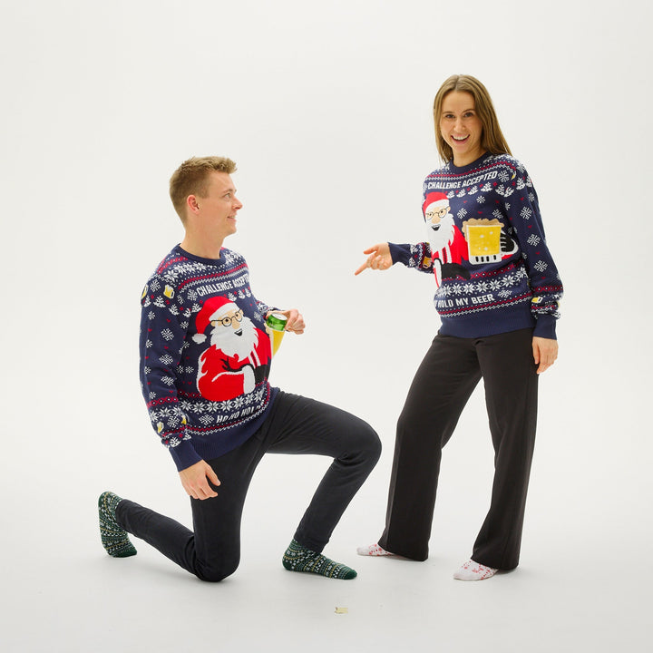 Drune | Ho Ho Hold My Beer Sweatshirt - Damen