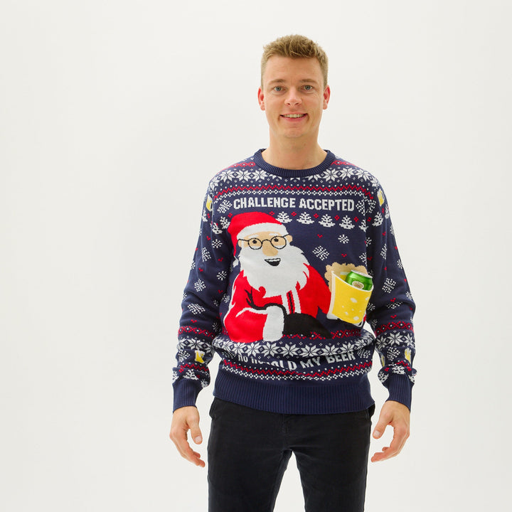 Drune | Ho Ho Hold My Beer Sweatshirt - Herren