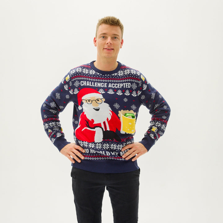 Drune | Ho Ho Hold My Beer Sweatshirt - Herren