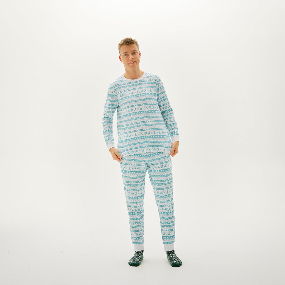 Drune | Weihnachts-Pyjama mit Weihnachtsmotiven - Herren