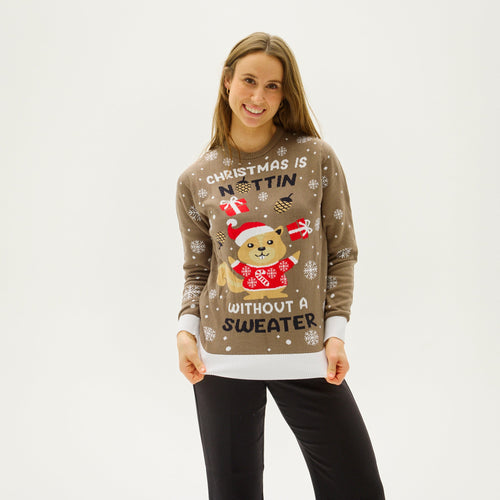 Drune | Christmas Is Nuttin Without A Weihnachtsstrickjacke - Damen