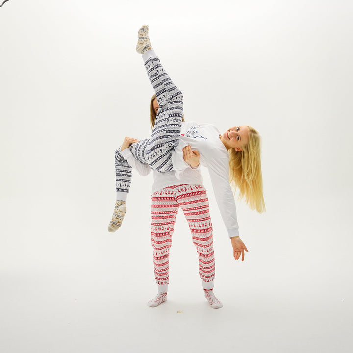 Drune | Süßes Weihnachts-Pyjama Rot - Damen