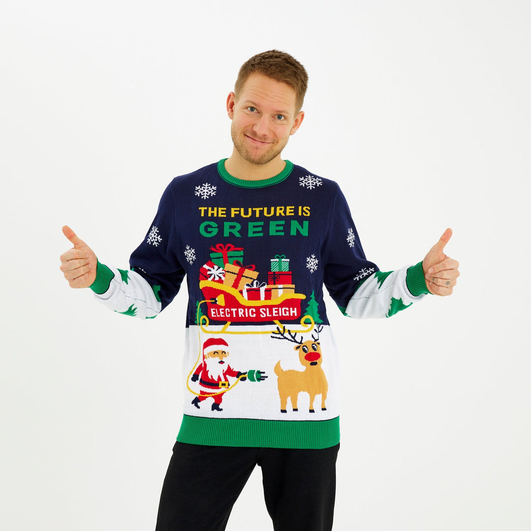 Drune | Der Elektrische Weihnachts-Pullover - Herren