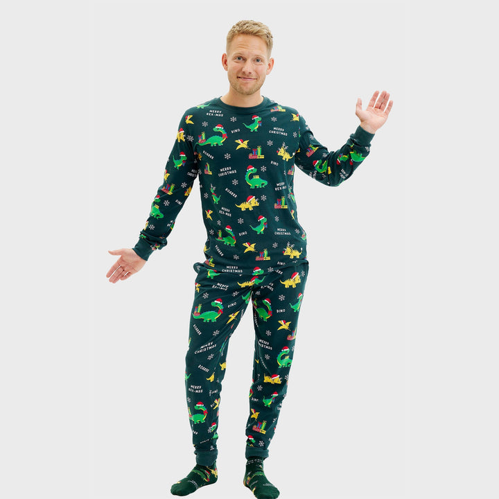 Drune | Dino Weihnachts-Pyjama - Herren