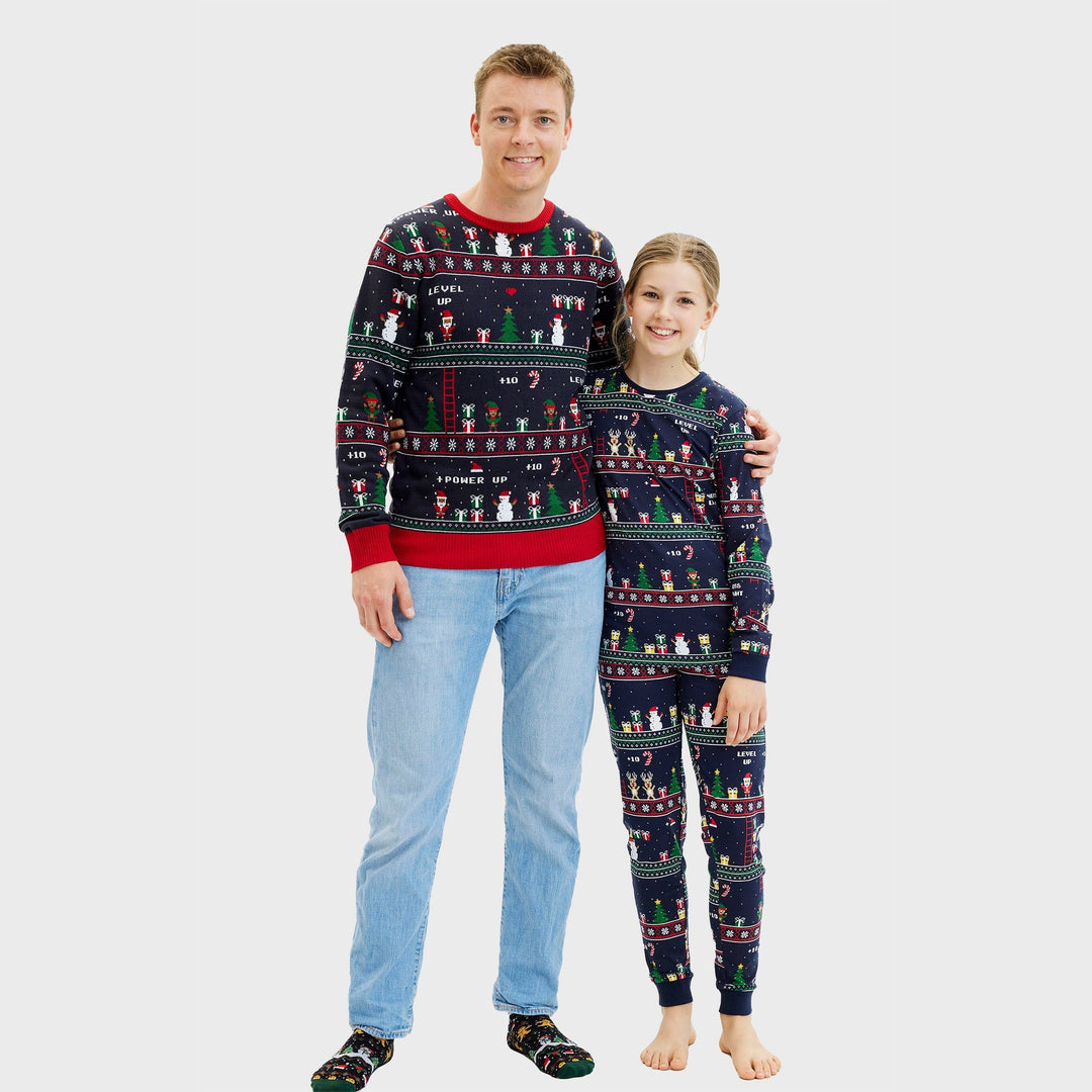 Drune | Vintage Gamer WeihnachtsPullover - Damen
