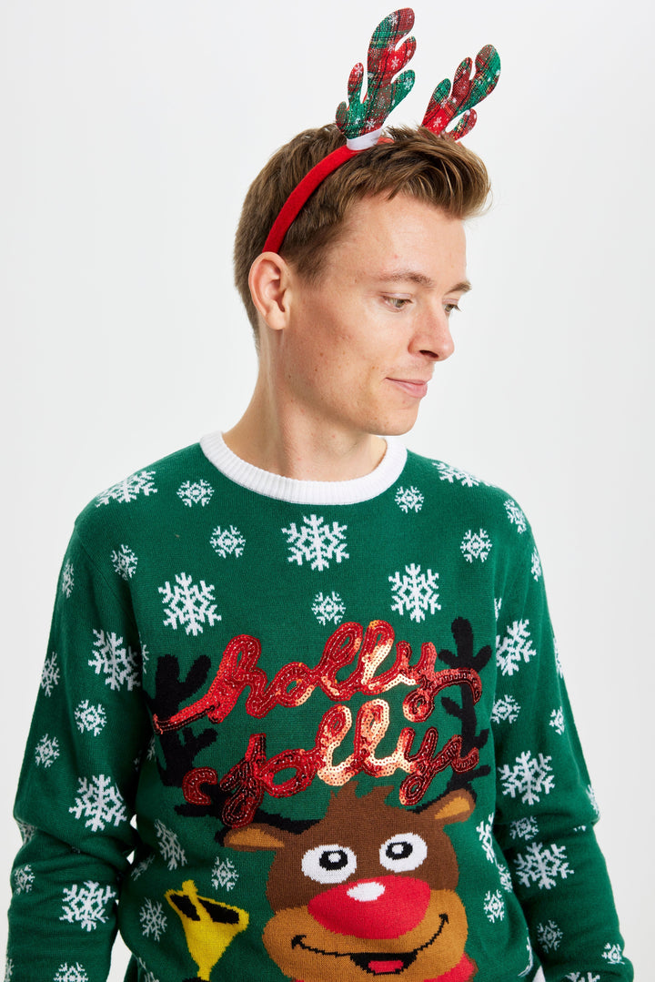 Drune | Holly Jolly Christmas Weihnachtspullover - Herren