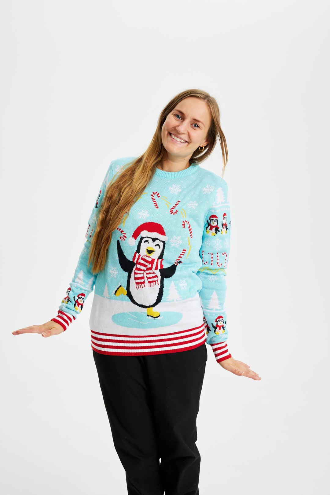 Drune | Pingos Weihnachtspullover LED - Damen