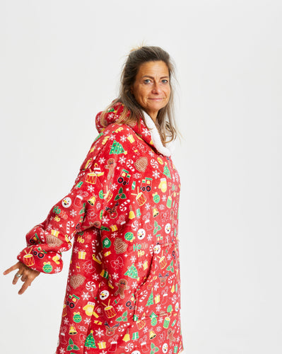 Drune | Verrückter Dreamhoodie Rot