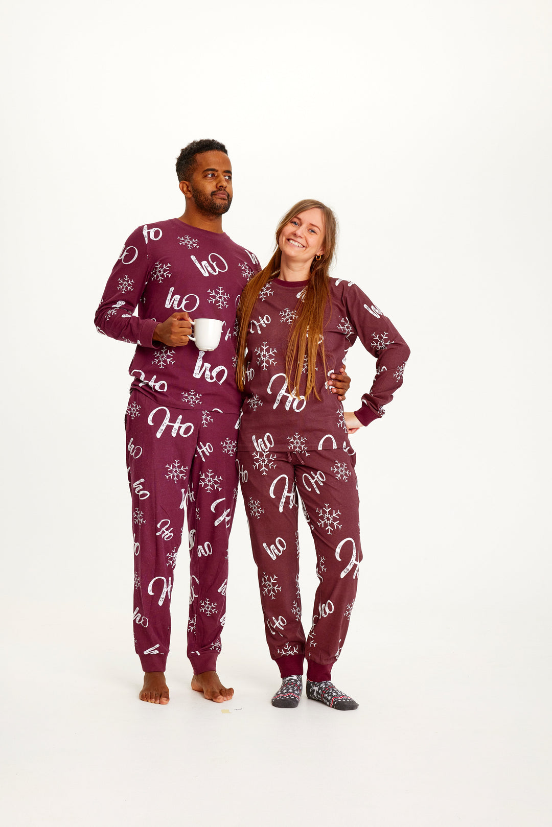 Drune | HO HO HO Weihnachts-Pyjama - Damen