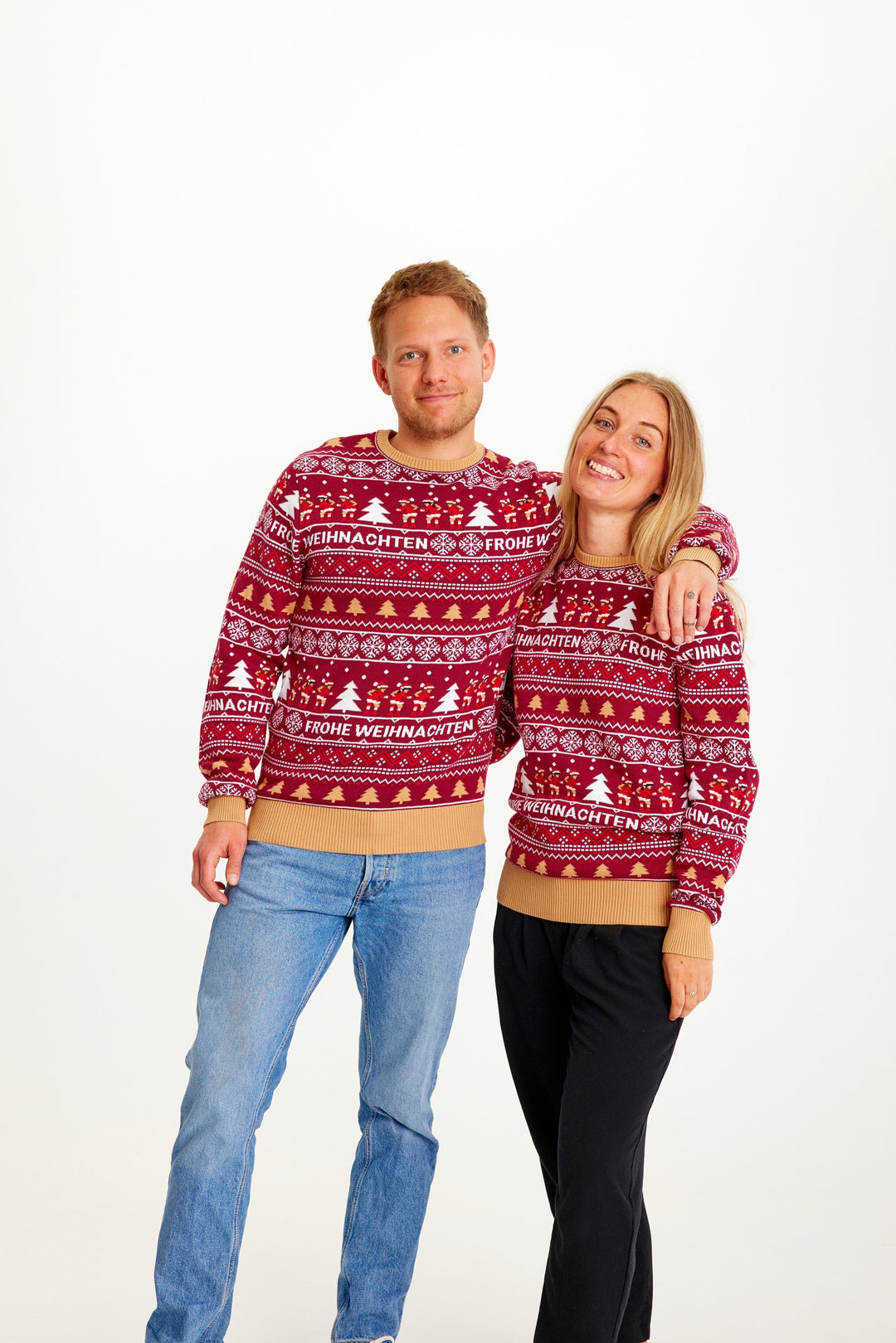 Drune | Frohe Weihnachten Weihnachtspullover - Damen