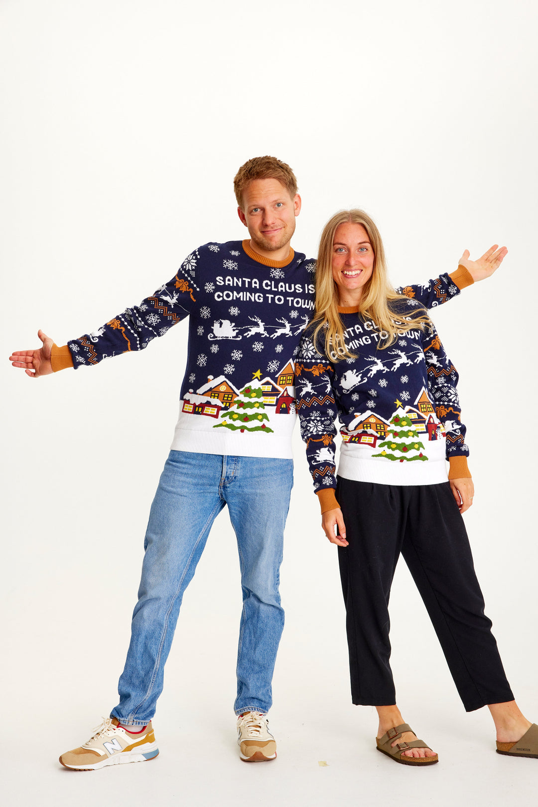 Drune | Santa Claus Is Coming To Town Navy - Damen