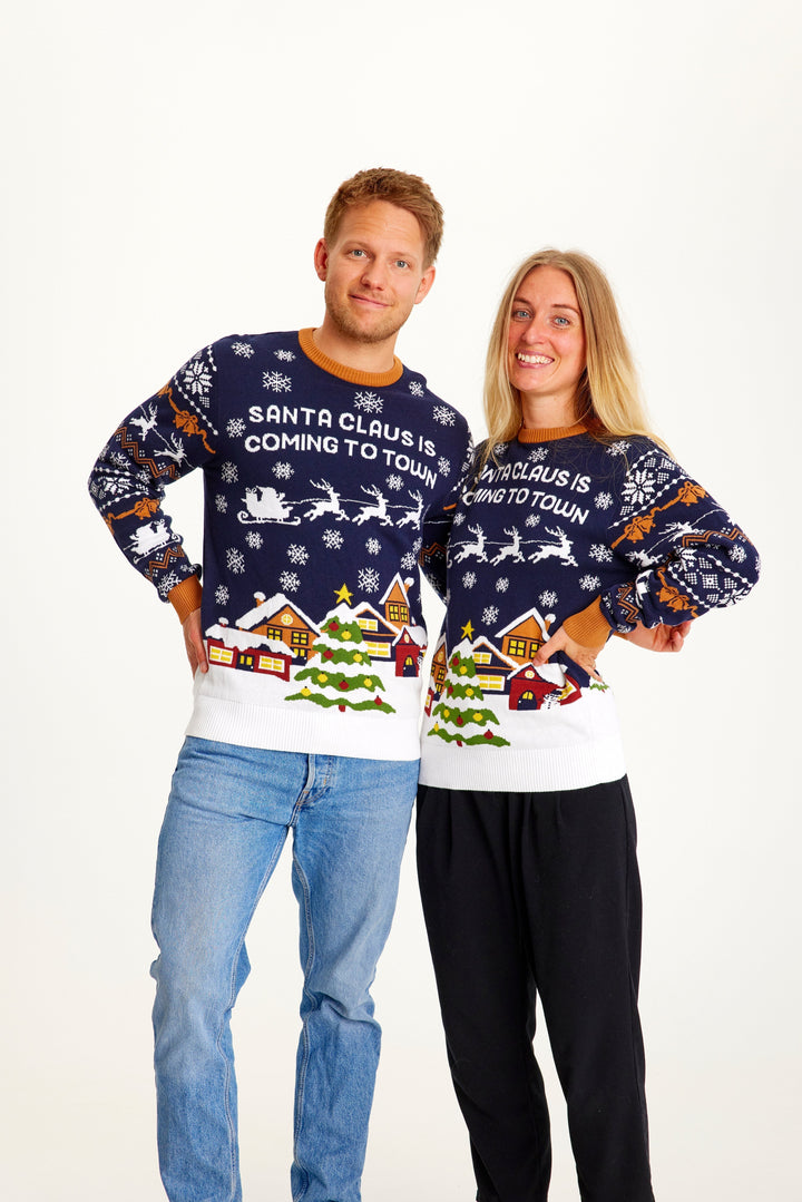 Drune | Santa Claus Is Coming To Town Navy - Damen