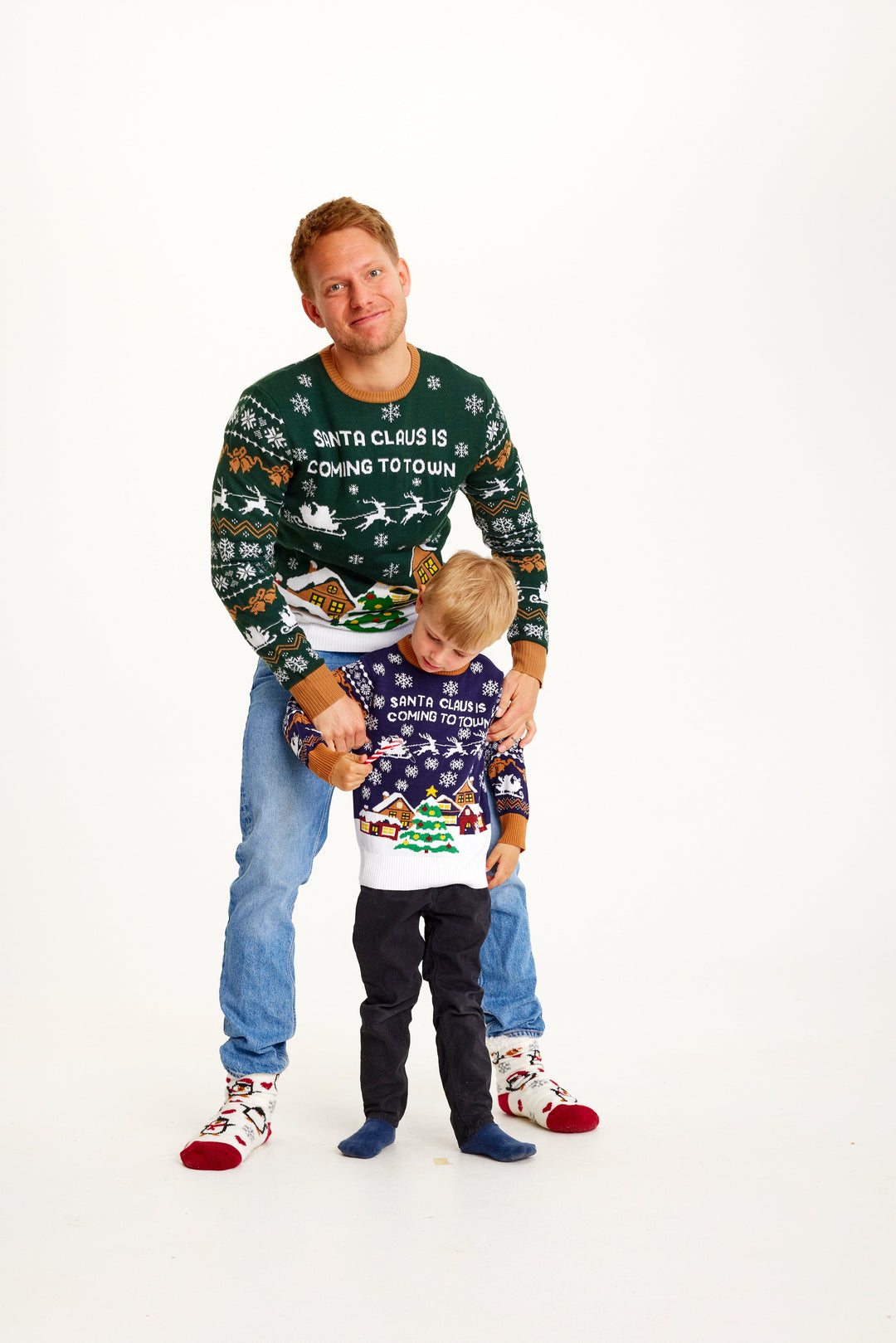 Drune | Der Weihnachtsmann kommt in die Stadt Navy - Herren