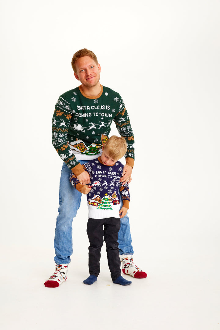 Drune | Der Weihnachtsmann kommt in die Stadt Navy - Herren