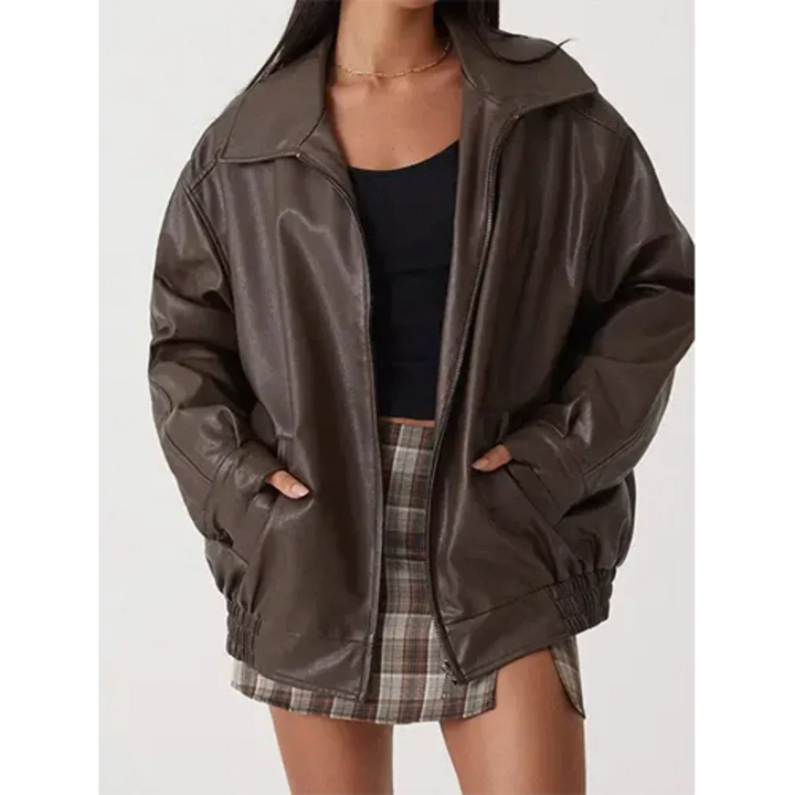 Drune | Damen Winter Bomber Jacke - Warme