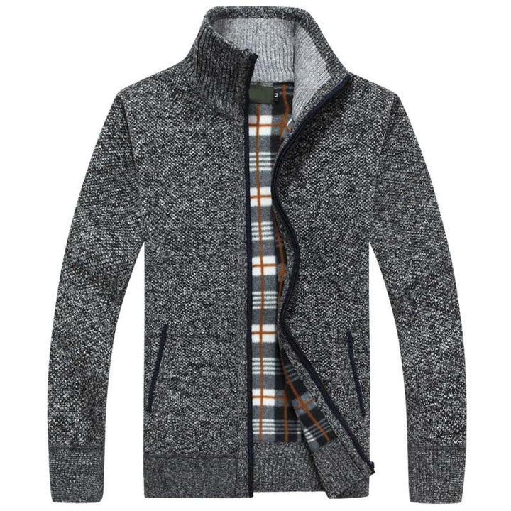 Drune | Herren Strickjacke Mit Fleecefutter