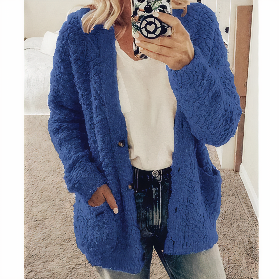 Drune | Fleece-Strickjacke