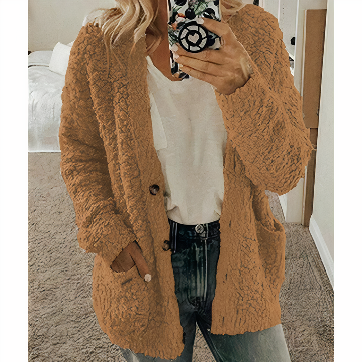 Drune | Fleece-Strickjacke