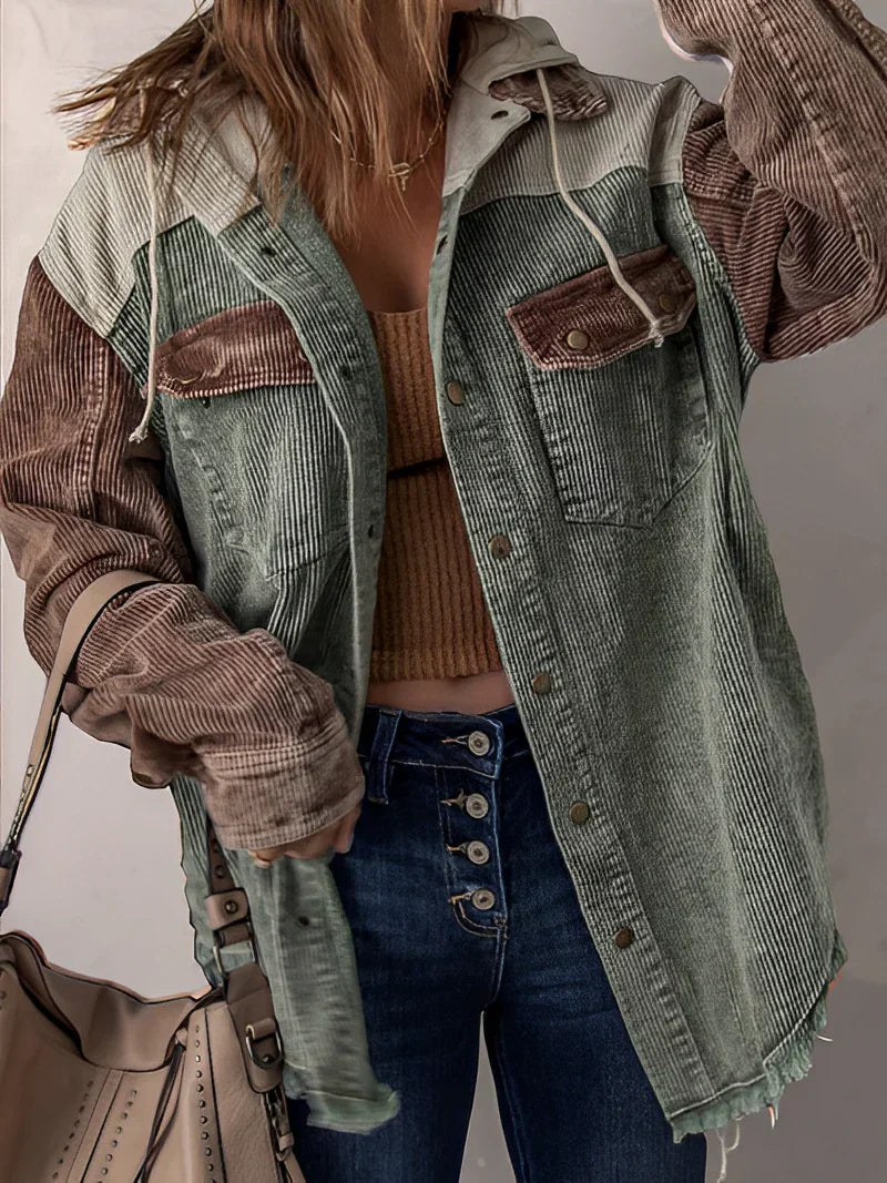Drune | Elegante dreifarbige Jacke