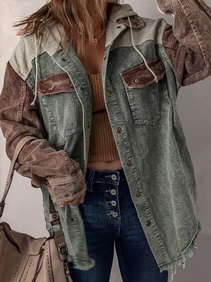 Drune | Elegante dreifarbige Jacke
