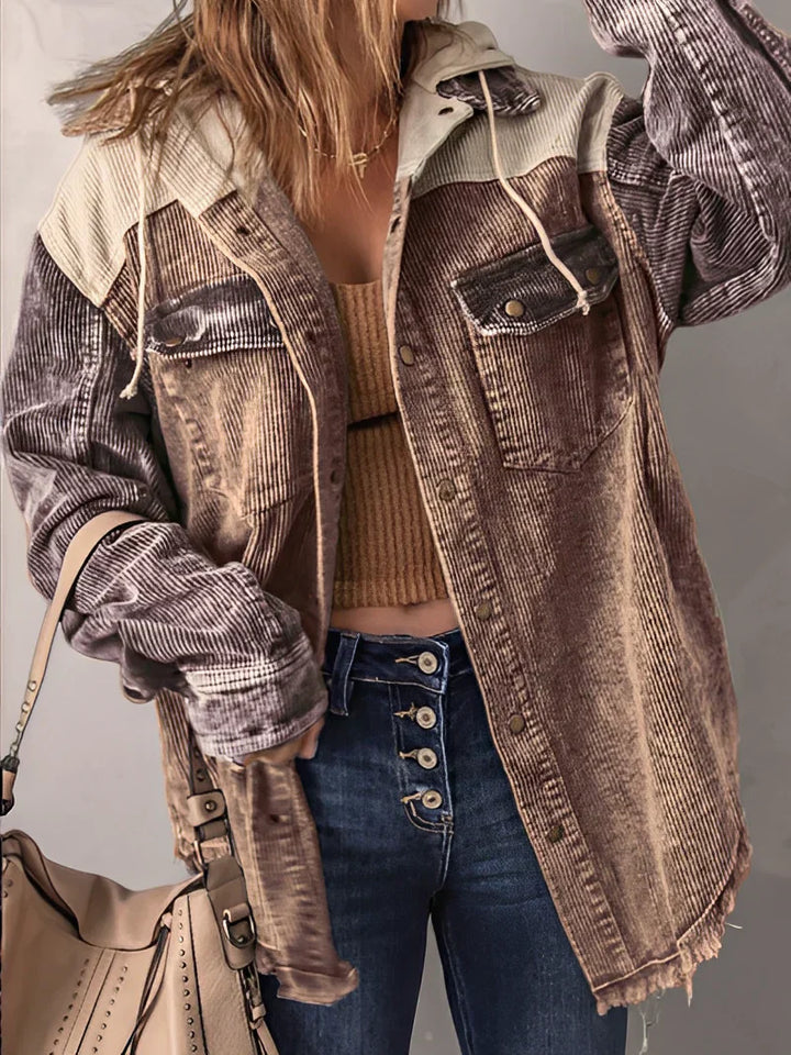 Drune | Elegante dreifarbige Jacke