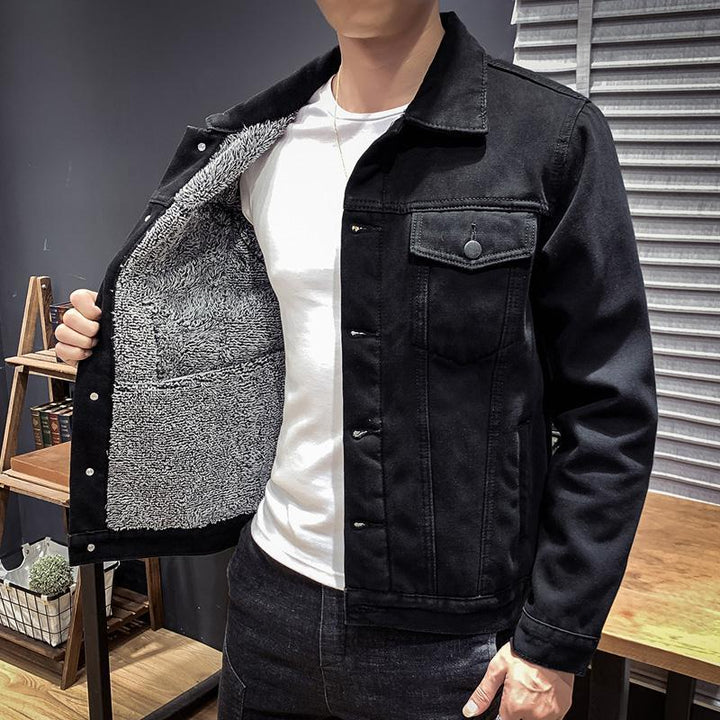 Drune | Gefütterte Denim-Jacke für Herren Warm und Robust