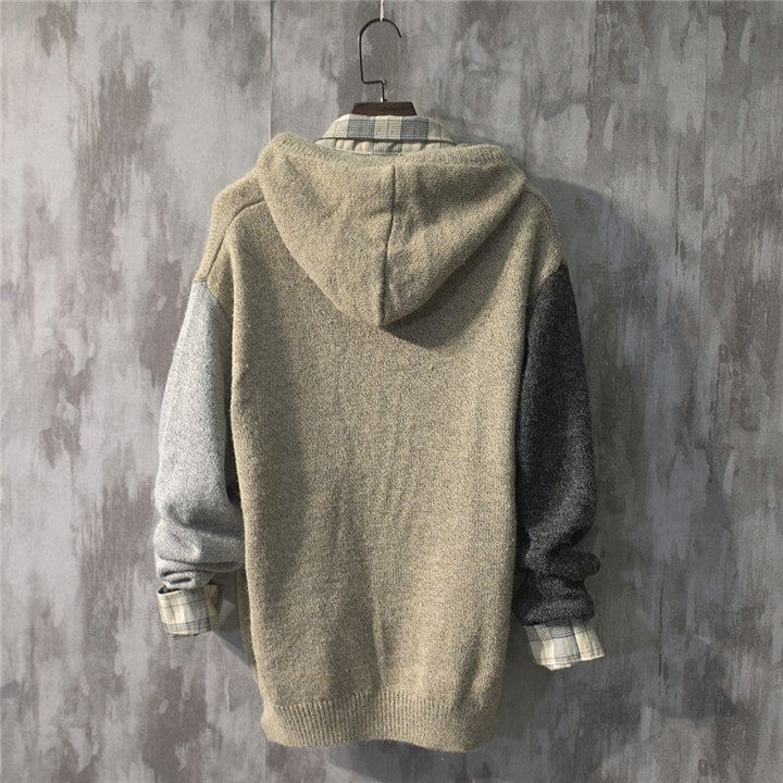 Drune | Bunter, Bequemer Pullover Kapuzenpullover