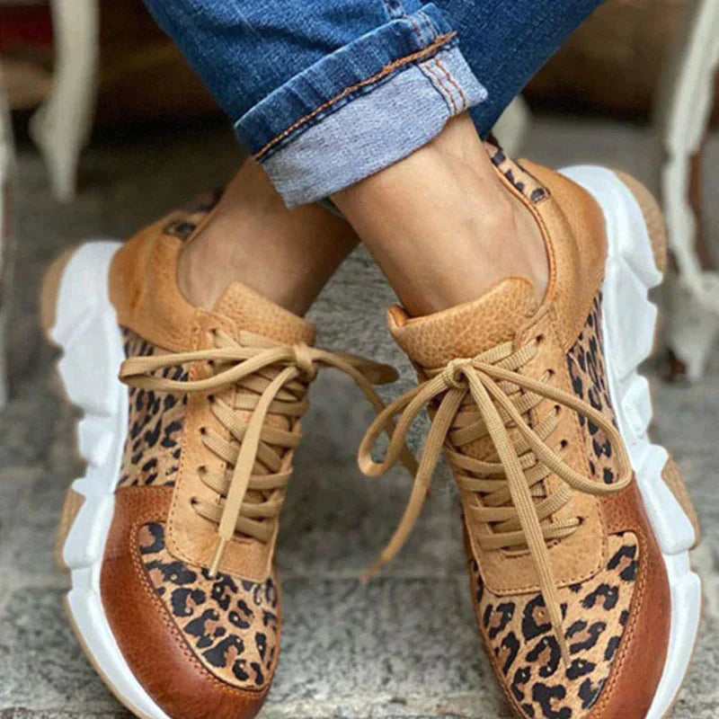 Drune-Sneakers mit Leopardenmuster - Kiana