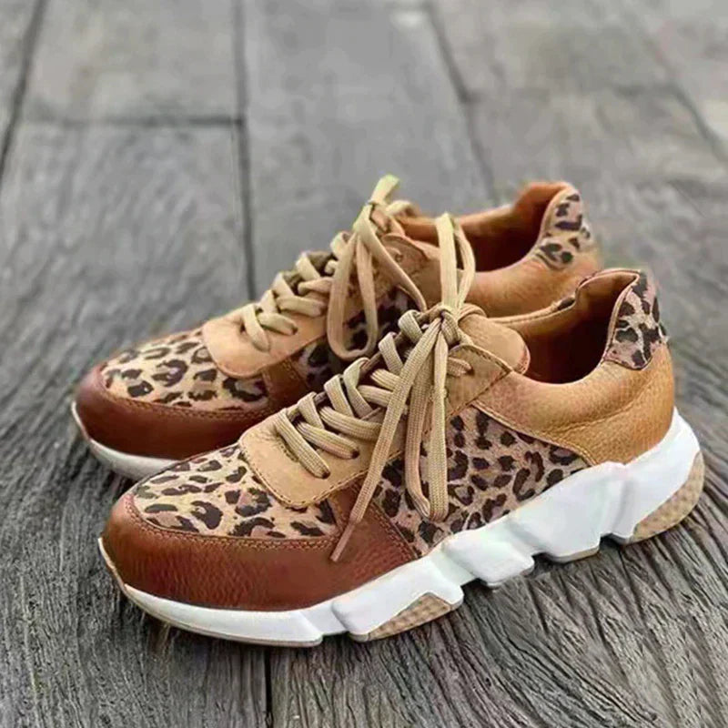 Drune-Sneakers mit Leopardenmuster - Kiana