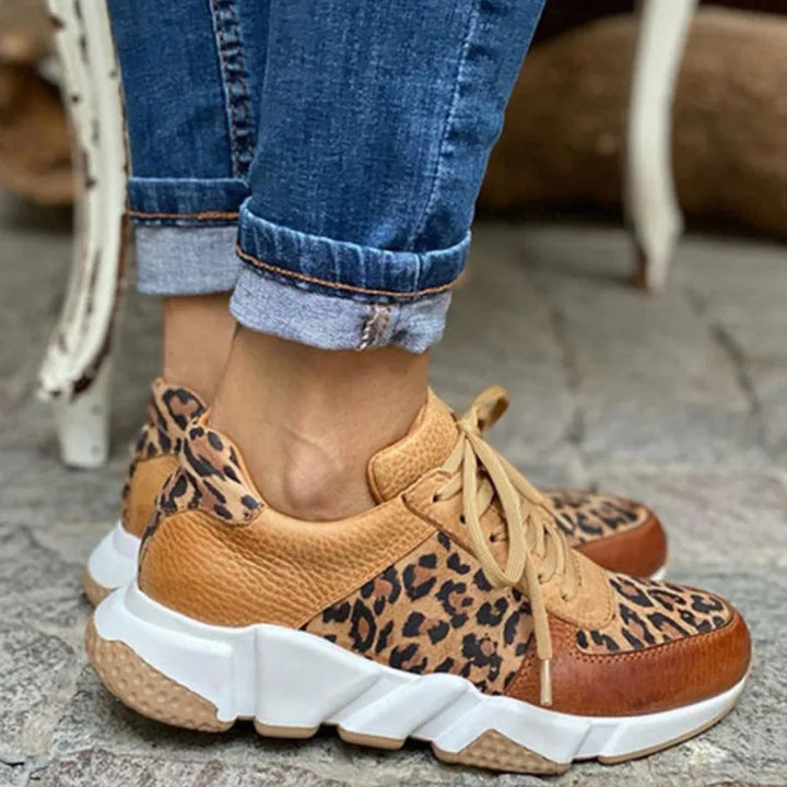 Drune-Sneakers mit Leopardenmuster - Kiana