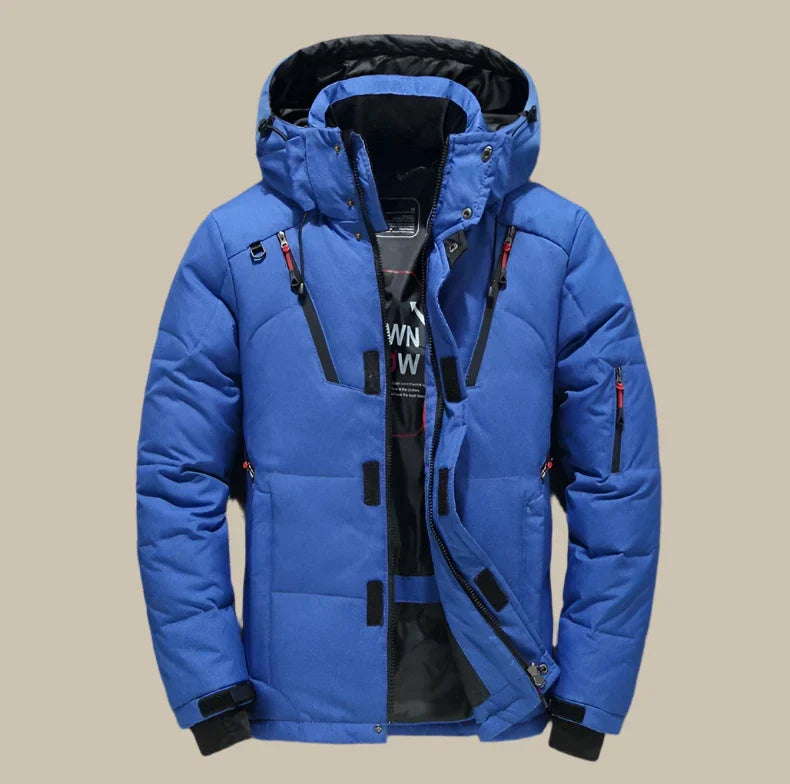 Drune | Wasserdichte Herren-Winterjacke mit Kapuze