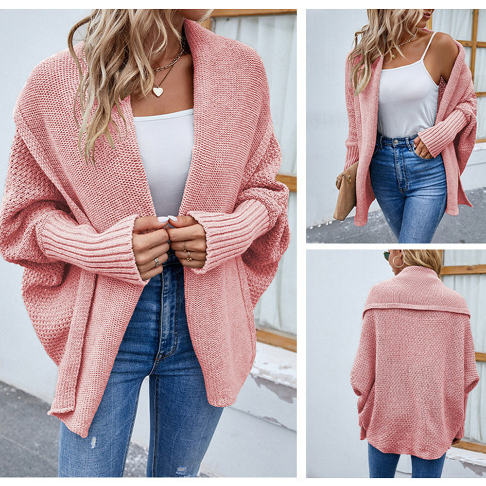 Drune | Strickpullover mit Fledermausärmeln für Damen
