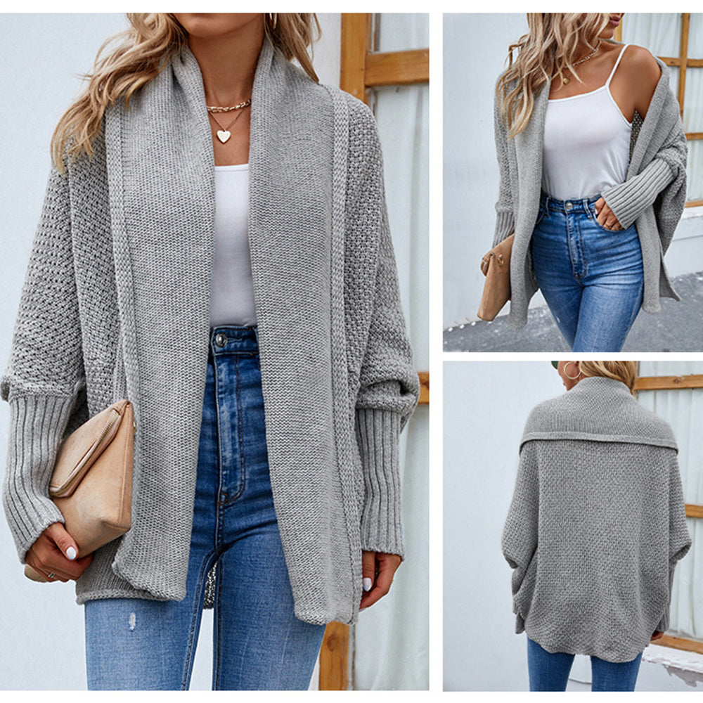 Drune | Strickpullover mit Fledermausärmeln für Damen