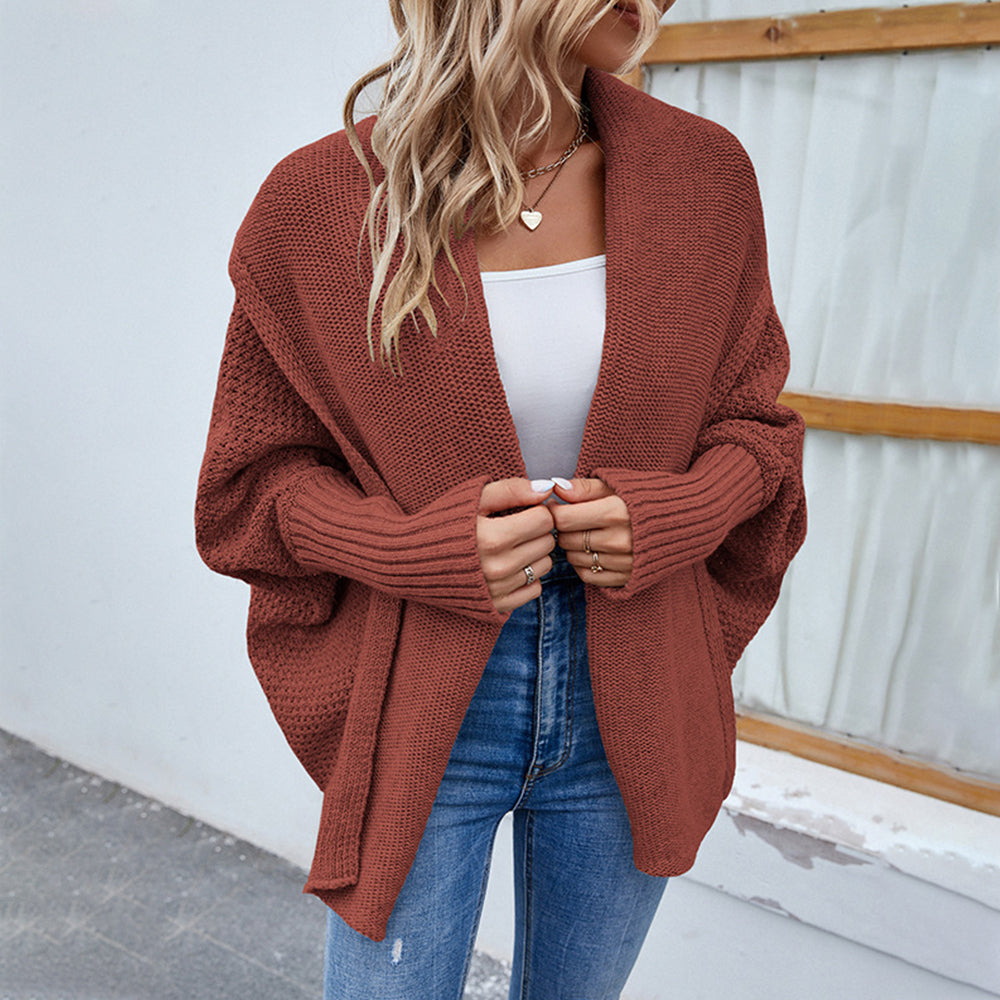 Drune | Strickpullover mit Fledermausärmeln für Damen
