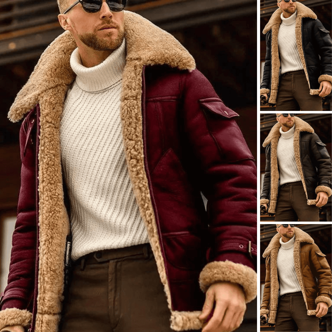 Drune | PU-Lederjacke - Herrenmode