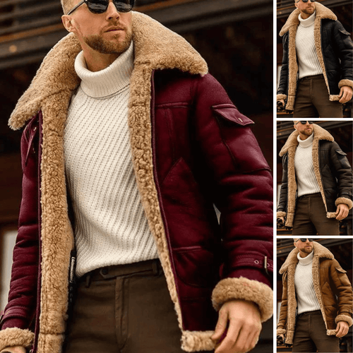 Drune | PU-Lederjacke - Herrenmode