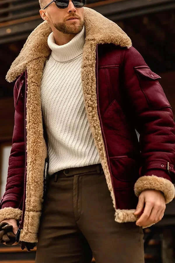 Drune | PU-Lederjacke - Herrenmode