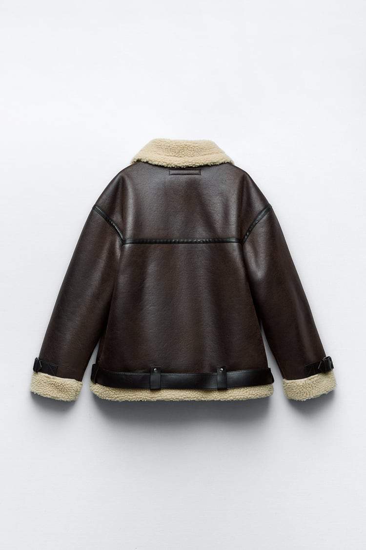 Drune | Jacke mit Revers aus Kunstmaterial