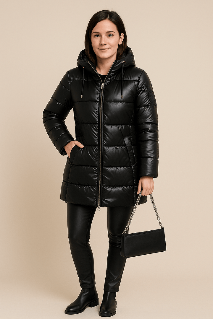 Drune | Steppjacke mit weicher Kapuze und tiefen Taschen