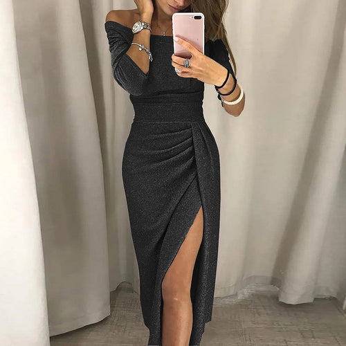 Drune | Elegantes Partykleid mit Offenem Ausschnitt