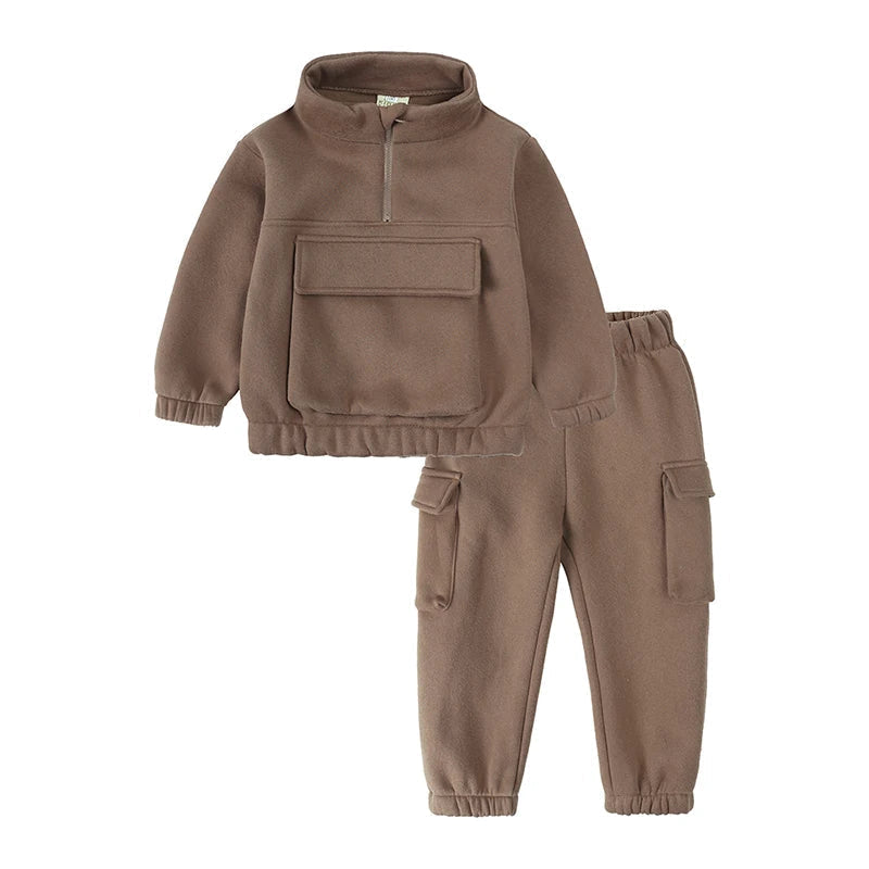 Drune | Halbzip-Tracksuit - 2-teilig, 12 Monate bis 7 Jahre – Stilvoll und warm für Ihr Kleines