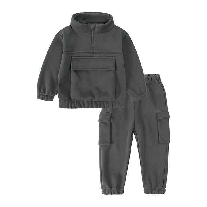 Drune | Halbzip-Tracksuit - 2-teilig, 12 Monate bis 7 Jahre – Stilvoll und warm für Ihr Kleines