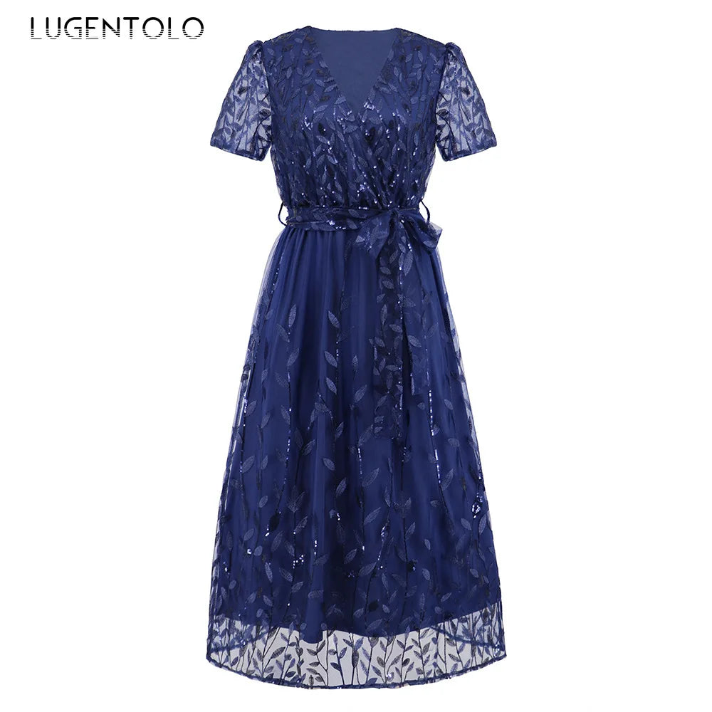 Drune - Midikleid mit Pailletten
