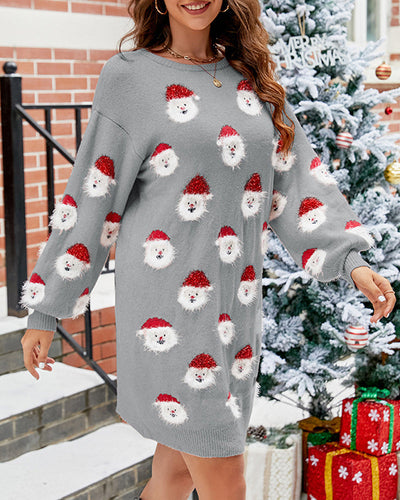 Drune | Sweatkleid - Damen Lange Ärmel Mehrfarben